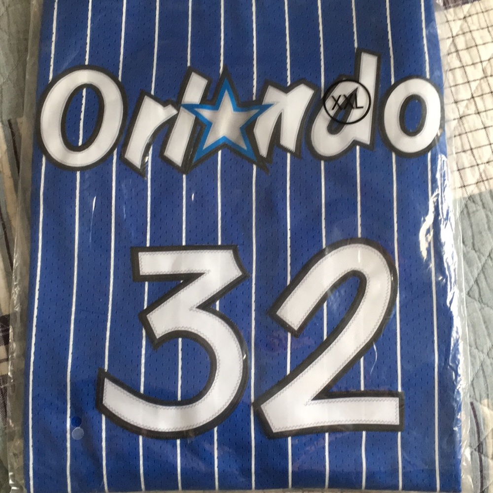 Shaq O’Neal NBA Blue Orlando Magic Jersey NWT XXL